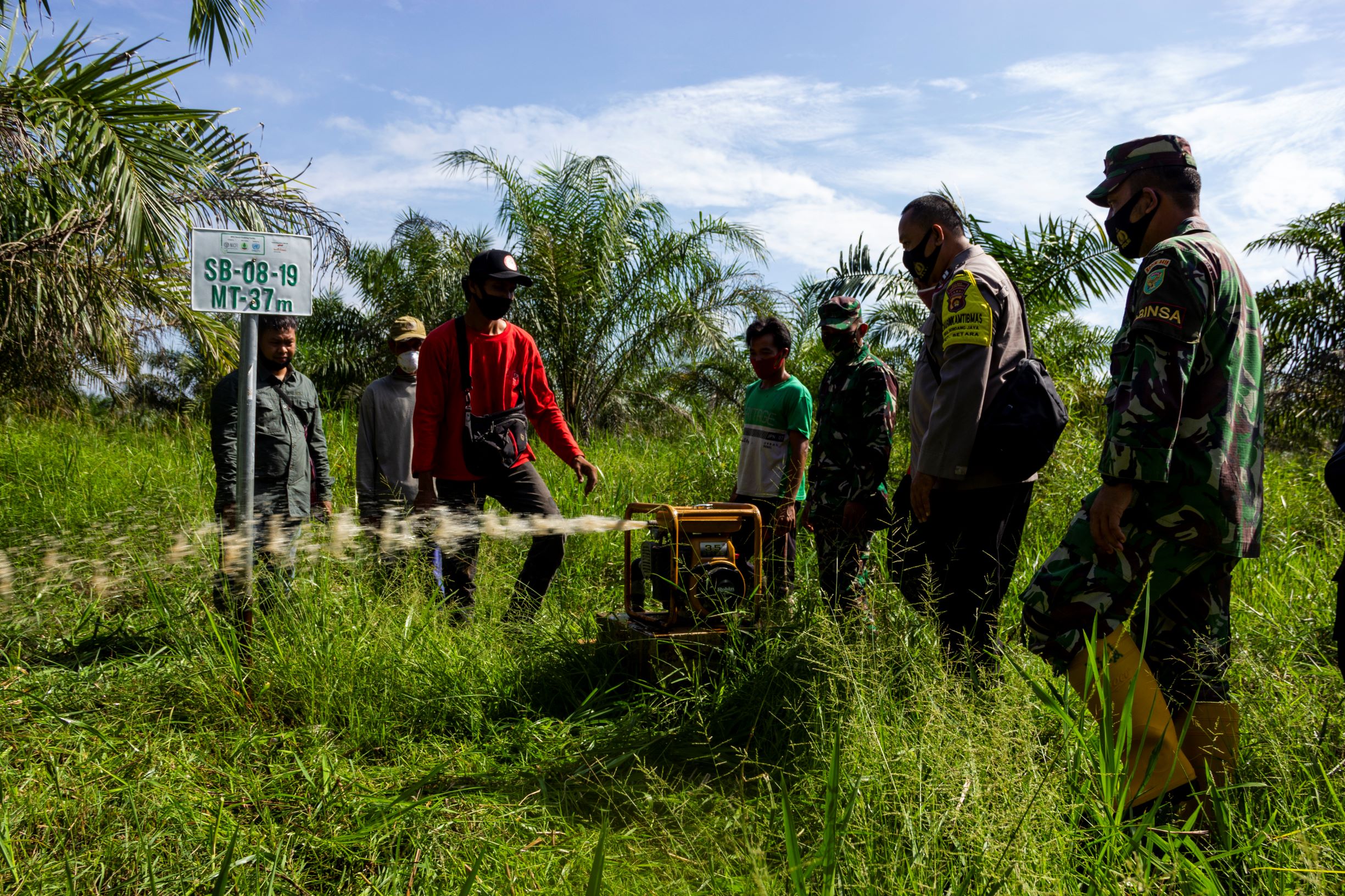 Pembangunan Sumur Bor di Desa Sungai Terap, Provinsi Jambi